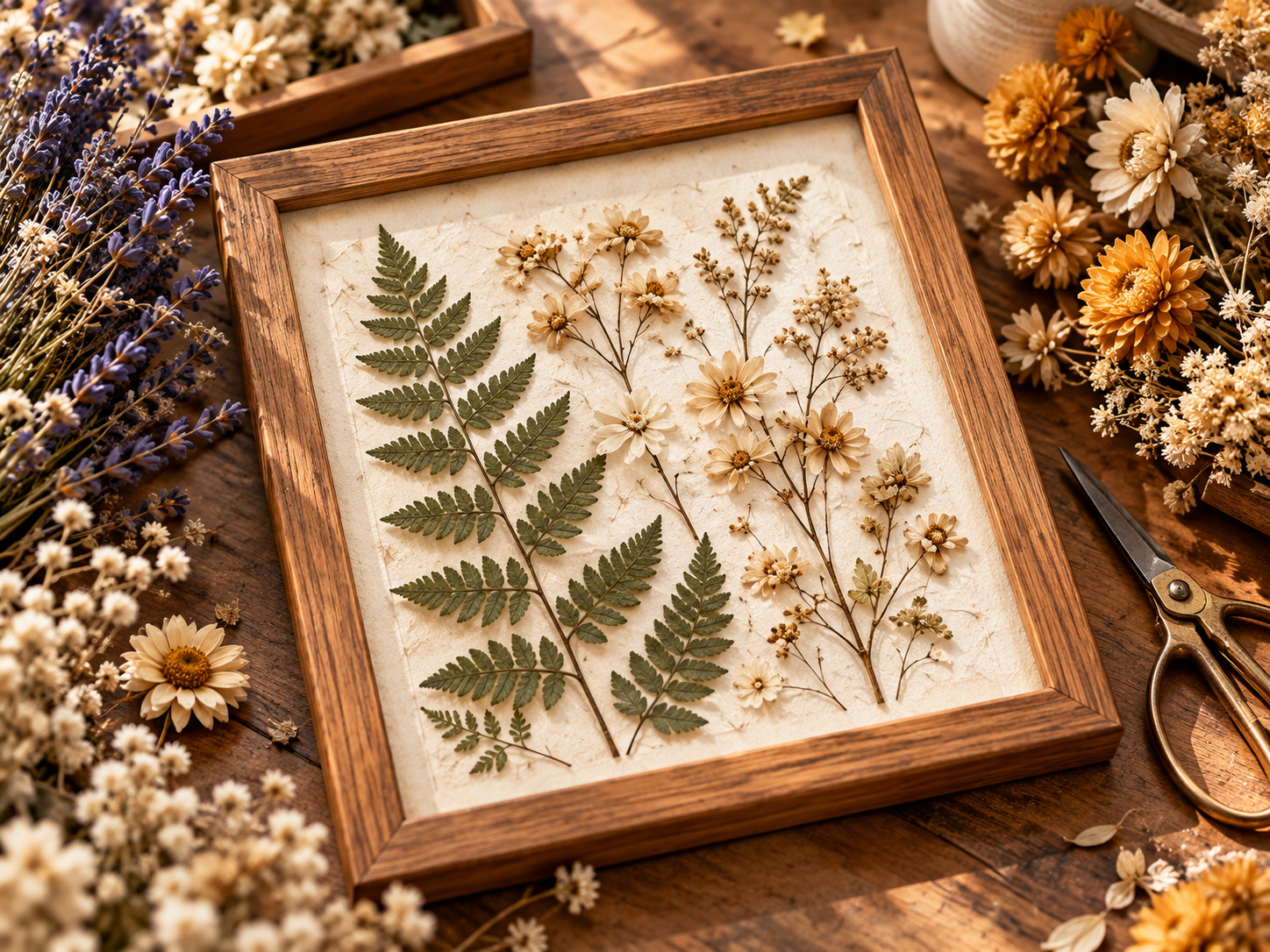 Tranh Thực Vật Ép Botanical Art