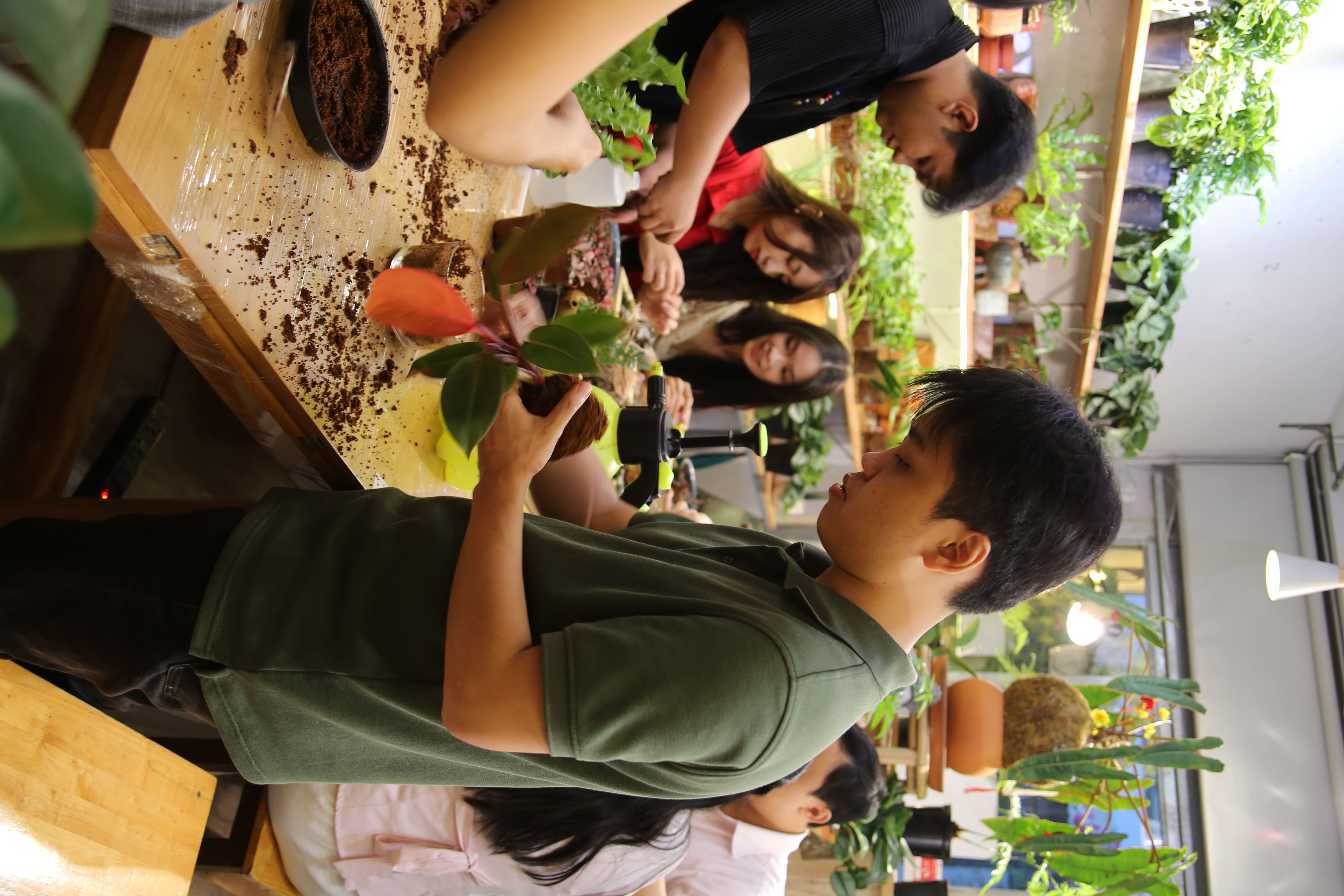 Workshop Quả Cầu Rêu Nhật Kokedama 2