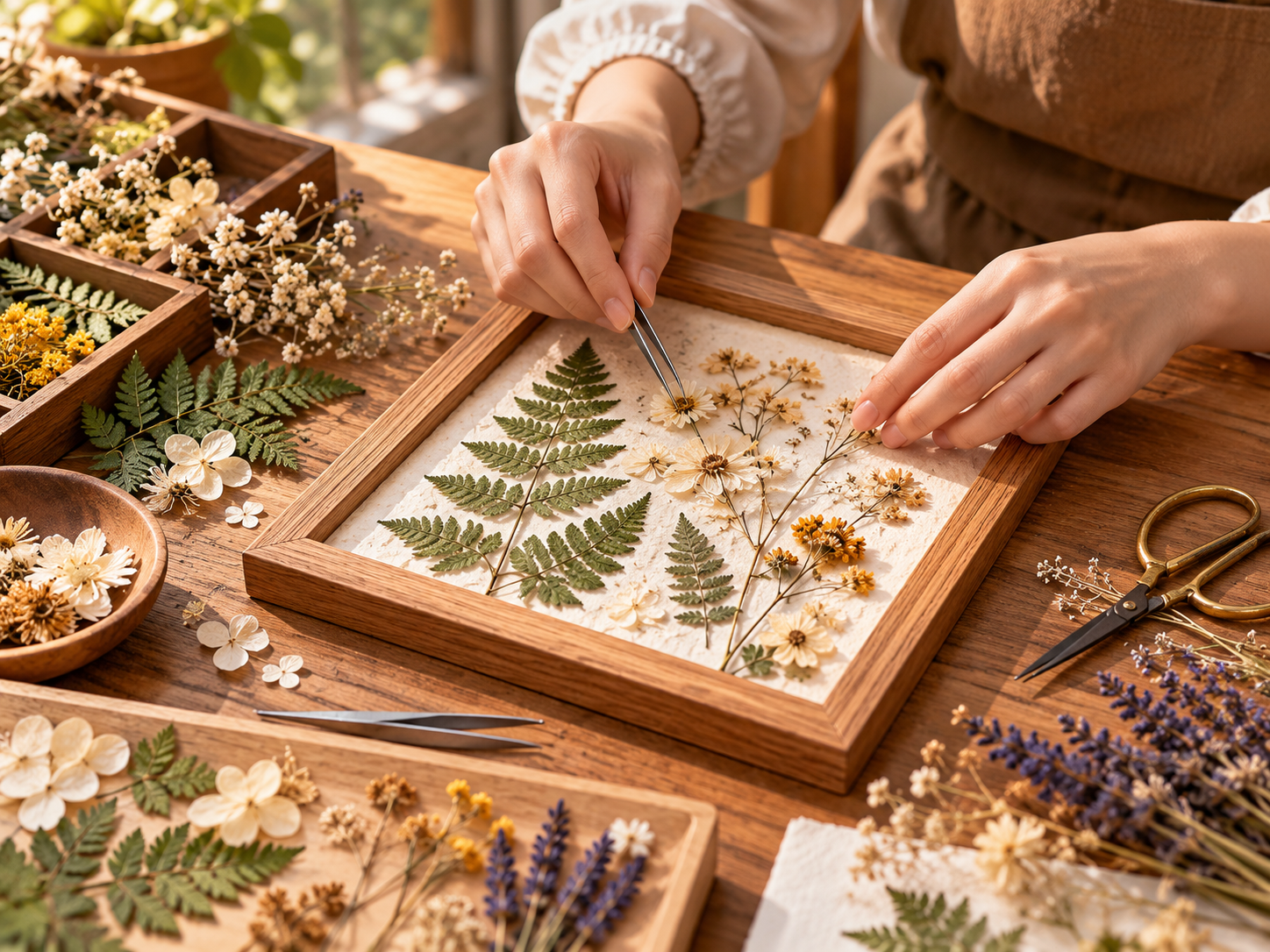 Tranh Thực Vật Ép Botanical Art 2